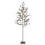 7' Electric Icy Pine Tree with Warm White LED Lights