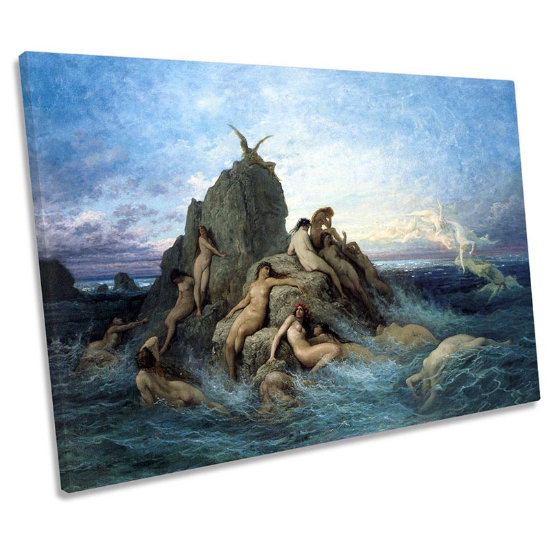 Gustave Dore Oceanides by Gustave Doré - Wrapped Canvas Print, 30.5cm H x 45.7cm W x 2cm D