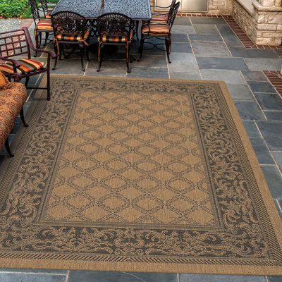 Tapis intérieur floral noir Dauphine