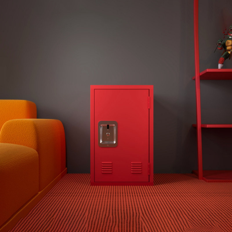 Armoire de rangement Beckinsale, Rouge