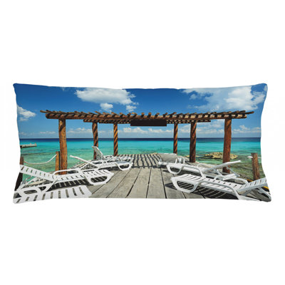 Travel Indoor / Outdoor Lumbar Pillow Cover