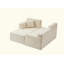 Modern Minimalist L-Shaped Corduroy High Back Sofa-1332072180