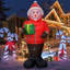 Décoration gonflable bonhomme de neige