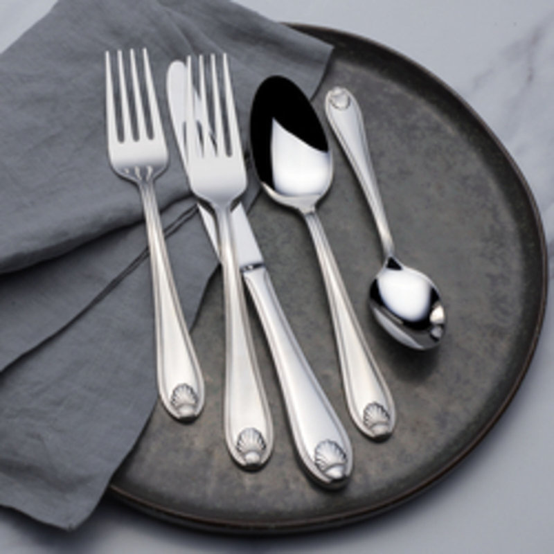 Mikasa Cayman 20 Piece Flatware Set, Service For 4, 18/10 Stainless Steel