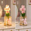 Lampe de table Tulip Flower Crystal