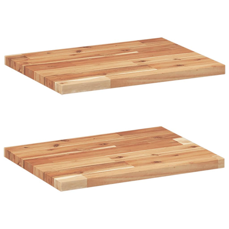Ariani Solid Wood Floating Shelf, 2cm H x 60cm W x 30cm, Dark Brown