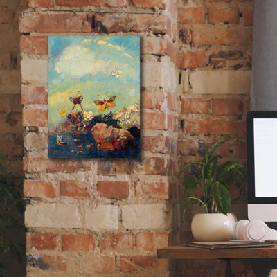 Art mural sur toile Rosalind Wheeler par Butterfly, par Odilon Redon