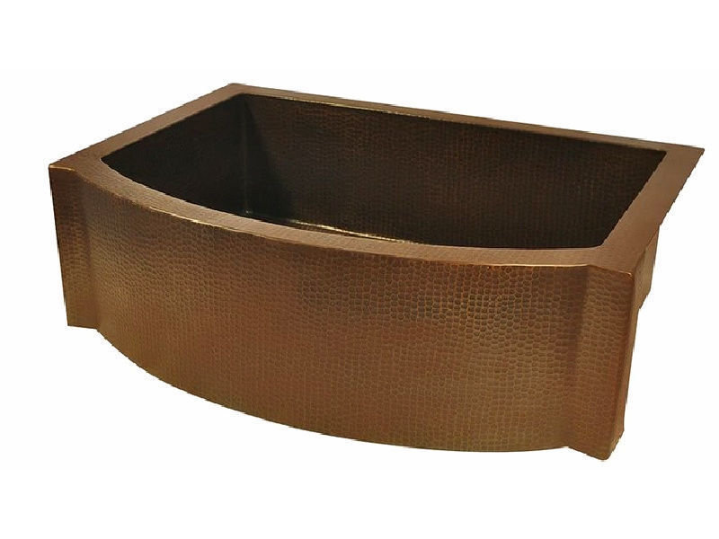 Bloomsbury Market 540mm W Single Bowl Copper Kitchen Sink