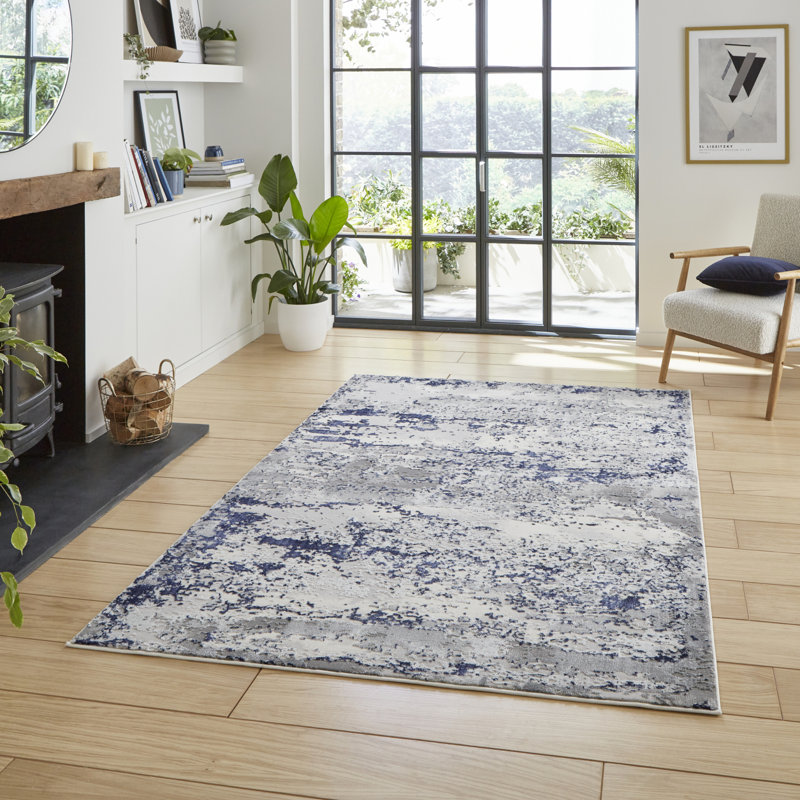 Artemis Artemis area rug Machine Woven Rectangle Blue, Rectangle 120 x 170cm