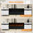 85" Fireplace Tv Stand With 40" Fireplace, Entertainment Center With Storage-669186325
