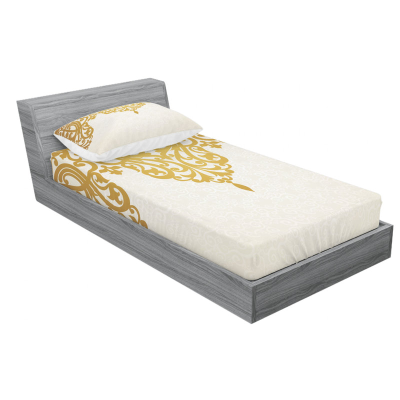 Microfiber Sheet Set, Twin Sheet Set with Fitted Sheet
