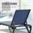 Yusuf Patio Aluminium Chaise Lounges with 5 Adjustable Position-1106792108