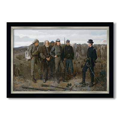 Prisoners from the Front, 1866 - Winslow Homer - Toile encadrée sur mesure