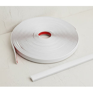 Garniture de moulure murale auto-adhésive 9,8 pi, auto-adhésive, pour murs, bordures, bordures, cadres de fenêtre et plinthes, 9 pi