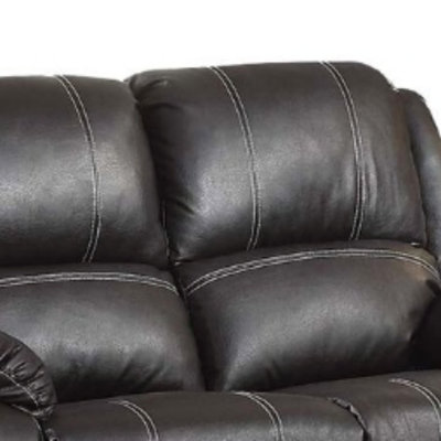 Zuriel  Synthetic Leather Recliner Loveseat