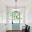 Modern 5-Light 18.7" Wave Shape Glass Round Drum Chandelier-107168562