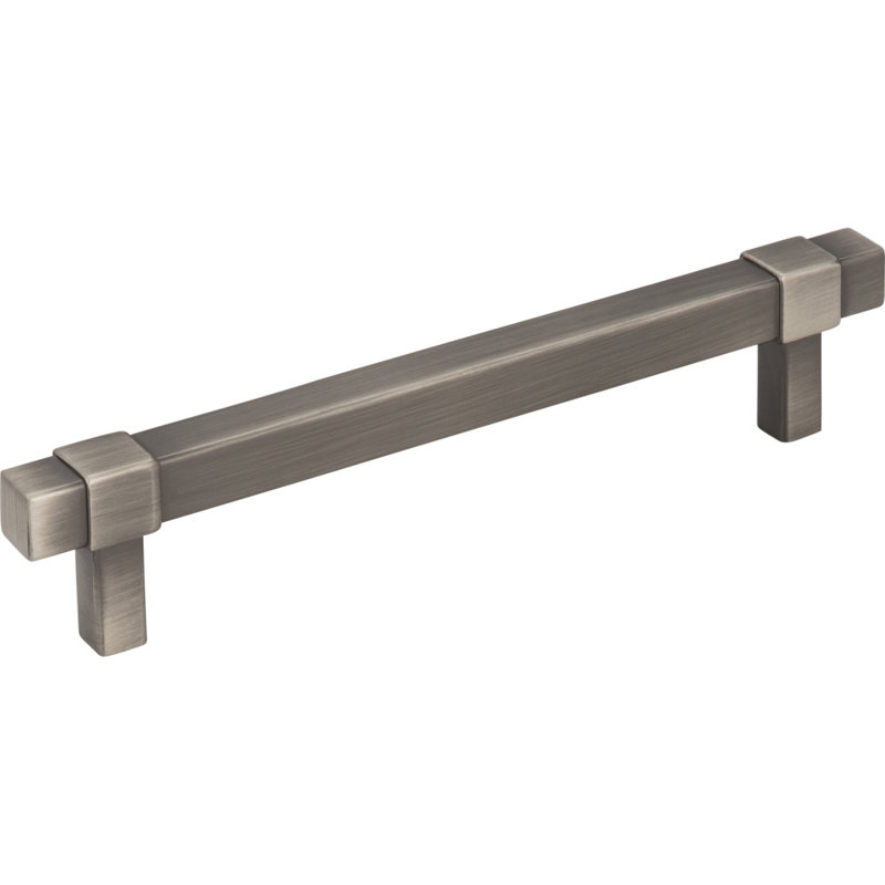 Zane Bar Pull, Brushed Pewter, 5 1/16"
