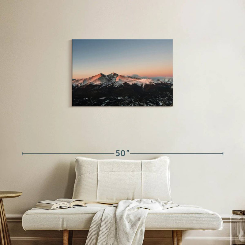 Alvord Longs Peak Mountain Sunrise, H 20 po x l 30 po