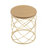 Golden Side Table MDF TOP+ METAL FRAME