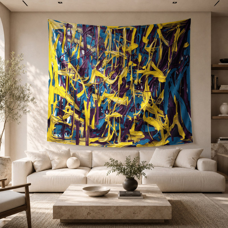 Tapisserie murale Neo Expressionism 83, 26 po x 36 po