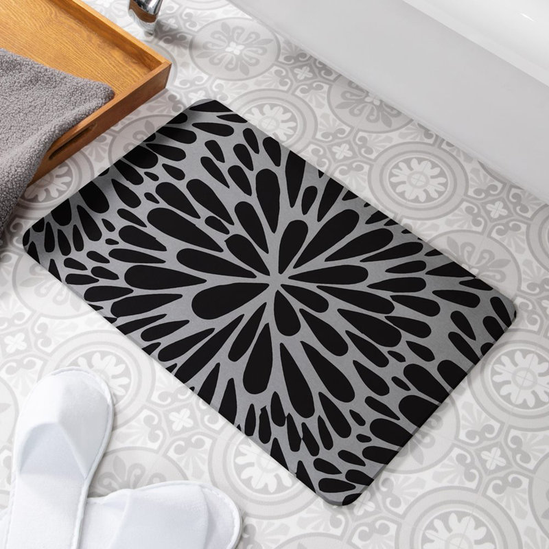 Non-Slip Shower Mat, Grey