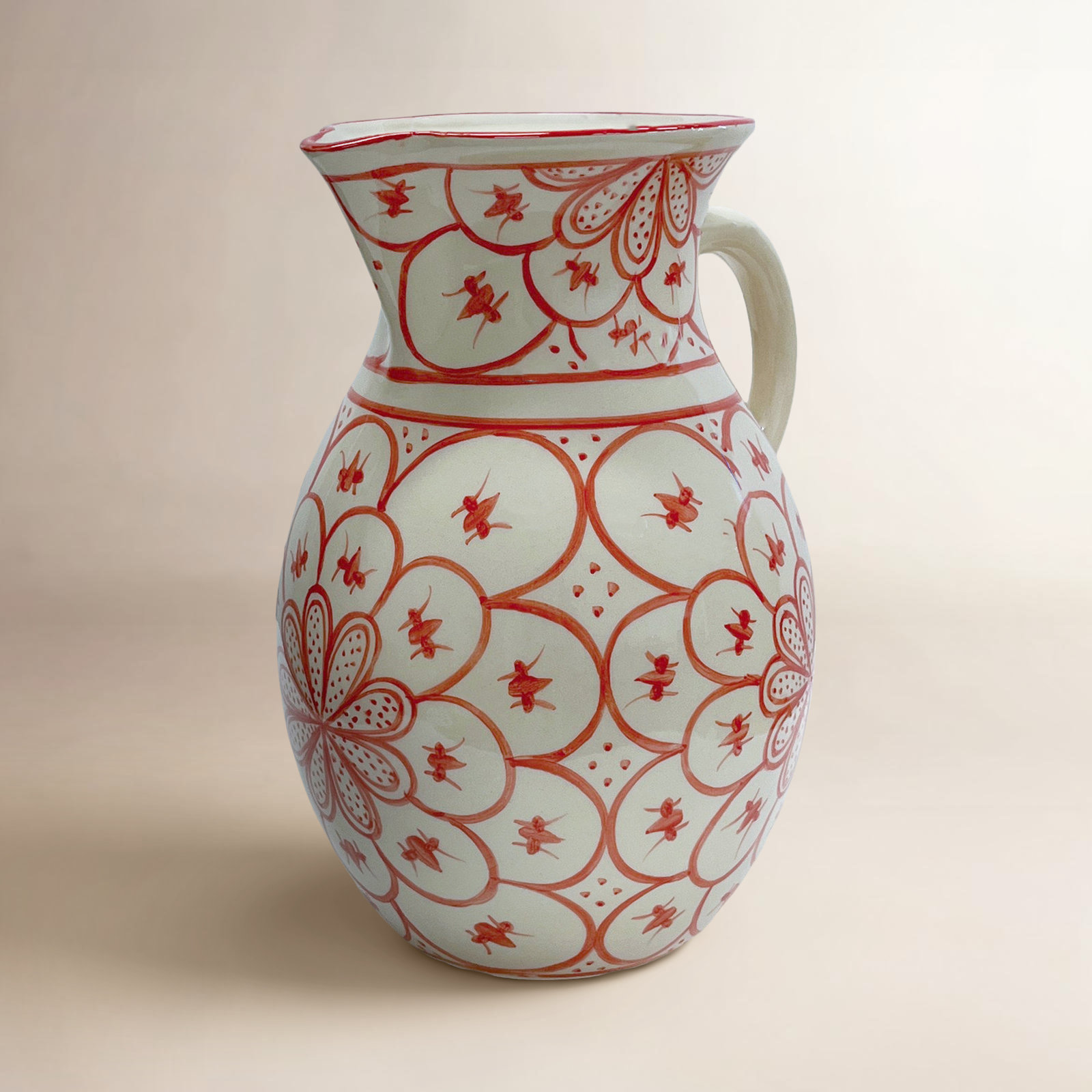 Maisel Ceramic Pitcher, Orange