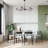 Ellen Rustic 38" 6-Light Black Metal Chandelier