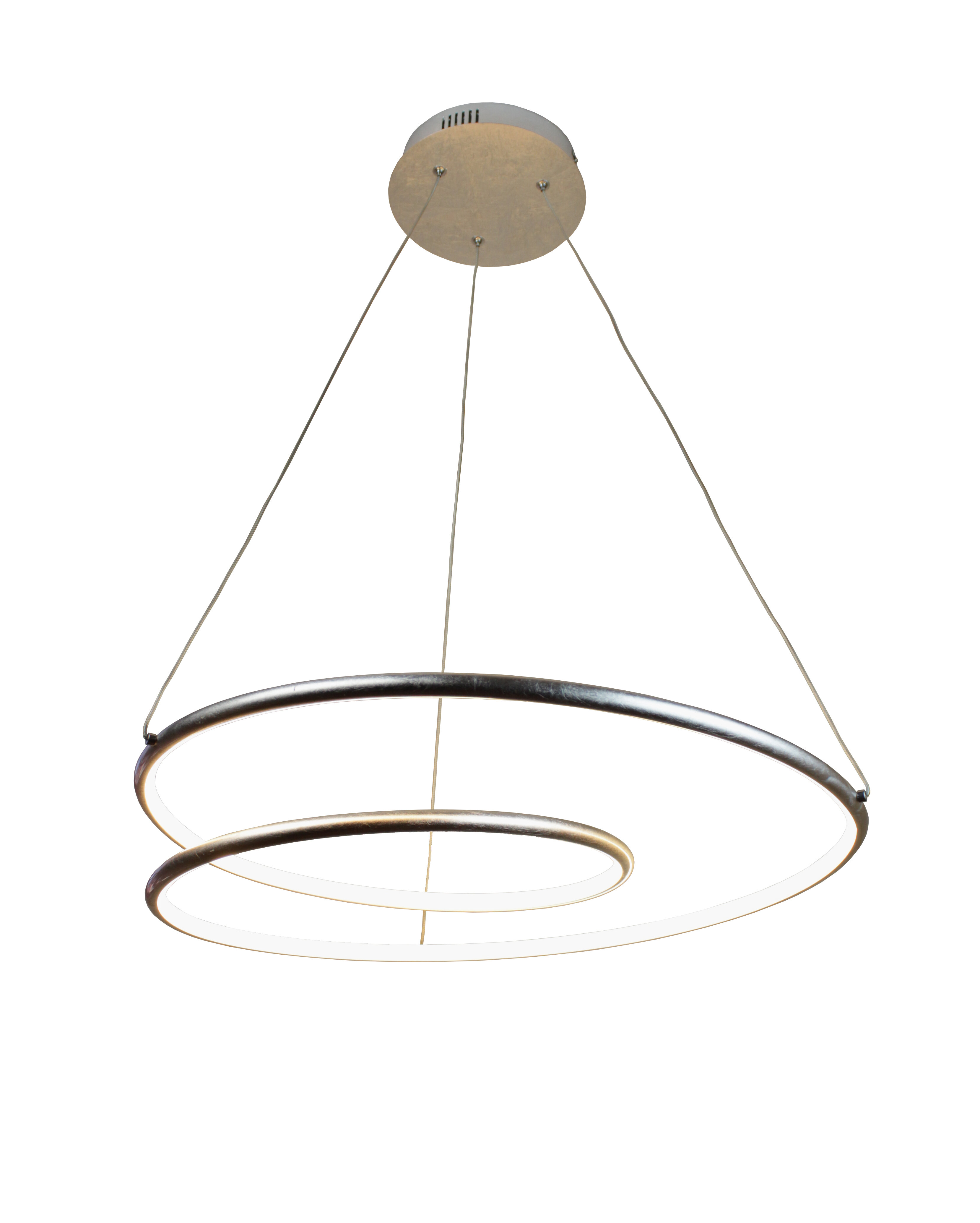 Orren Ellis Lediana 3 - Light 31.5'' Unique/Statement Geometric LED Flush  Mount & Reviews