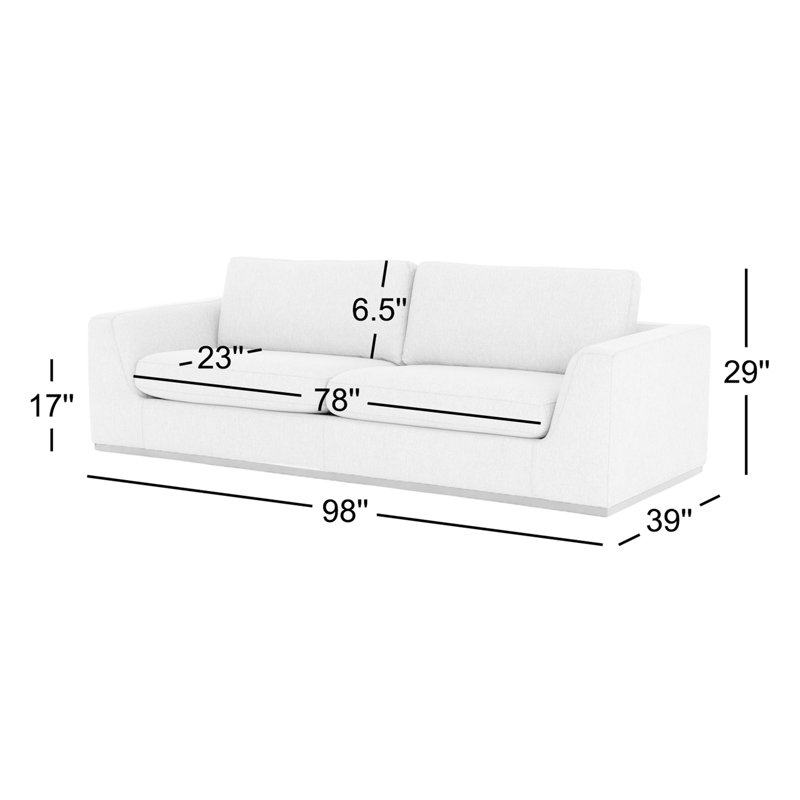 Colt Sofa, Aldred Silver