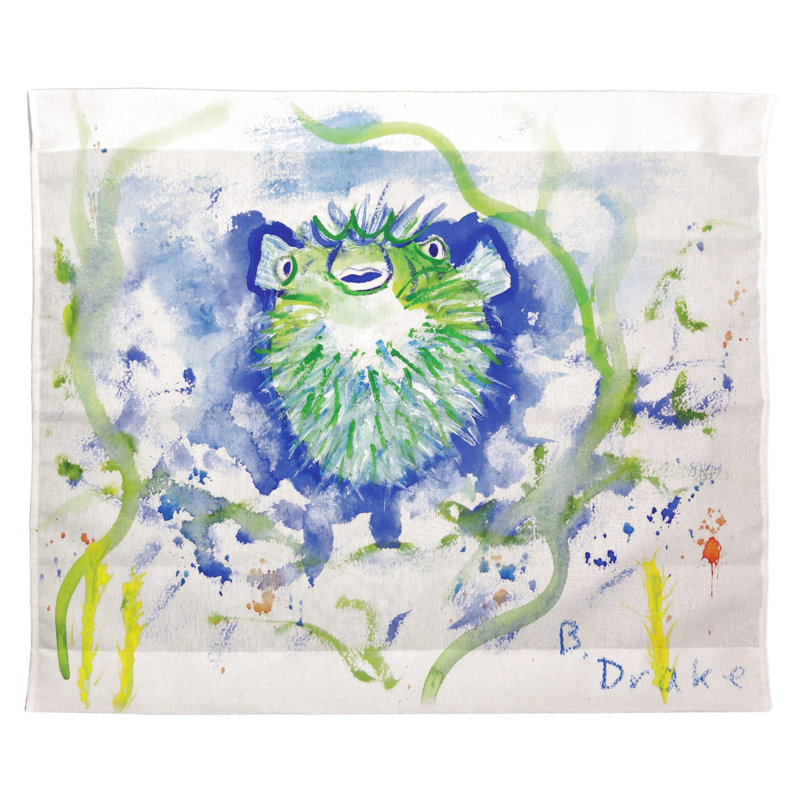 Spiney Puffer Polyester Wall Hanging