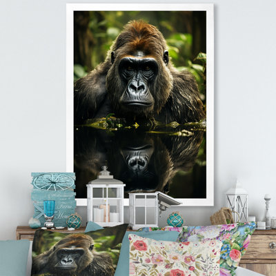 «Gorilla Serenity», photographie sur toile