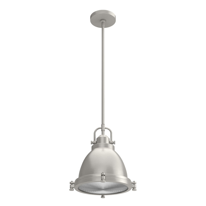 Bridgemoor 1 Light Dome Pendant, Brushed Nickel