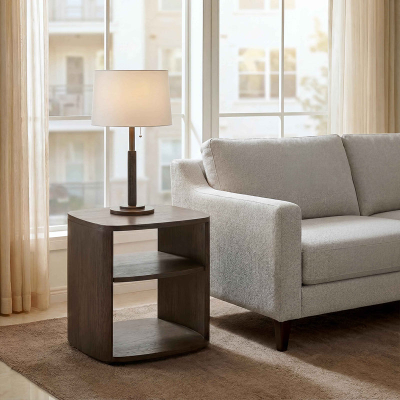 Oslo End Table, Brown