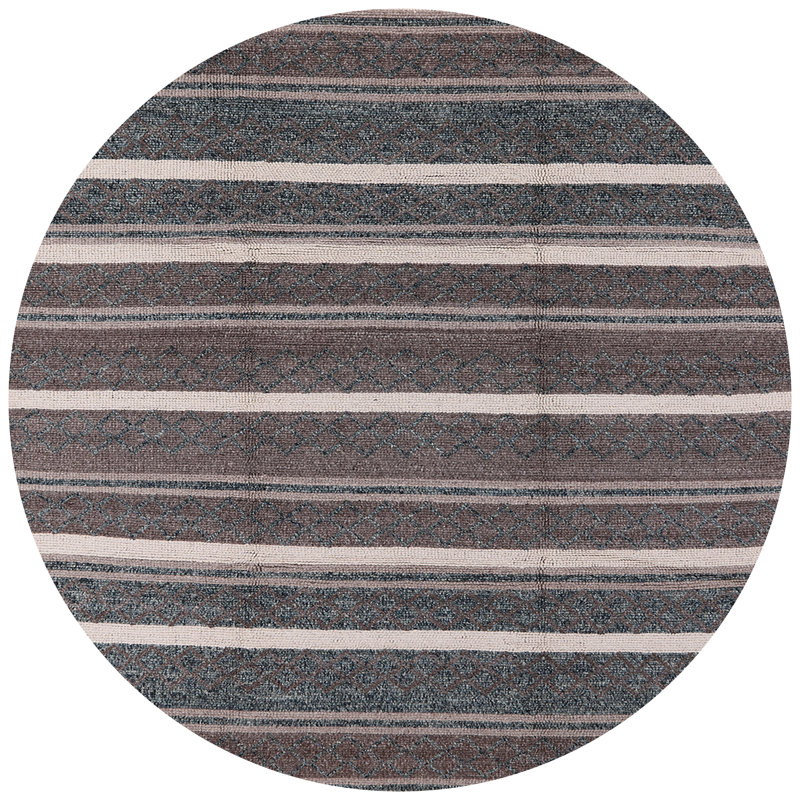 Kronos Oriental Indoor Rug, Round 8'