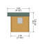 Oxfordshire 8 x 10 Ft. Tongue and Groove Log Cabin-1701889817