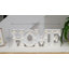 Enseigne murale blanche 20,5 "Home