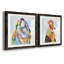 Groovy Bunny And Sky - ensemble de 2 peintures-1924596502-1924596497
