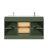 Aurilla 60 in. Double Sinks Freestanding Bath Vanity in Forest Green with White Carrara Quartz Top-1837262259