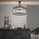 Rigdel 4 - Light Dimmable Drum Chandelier