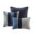 7 Piece Microsuede Comforter - Navy For King, Pieced Suede, , 3 Shams
