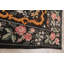 Tapis noir / rose en laine fait à la main Manimsset