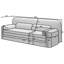 92.9'' Velvet Reclining Sleeper Sofa-1592013619