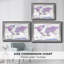 Carte du monde à punaises - Carte du monde violette pastel encadrée sur toile-133430936-133430943