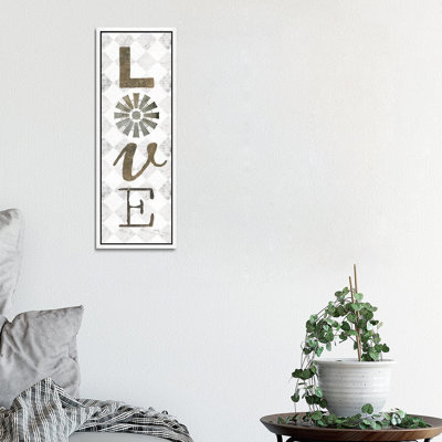 Love With Windmill II by Marla Rae - Panoramic Print on Canvas