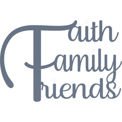 Faith Family Friends Wall Décor
