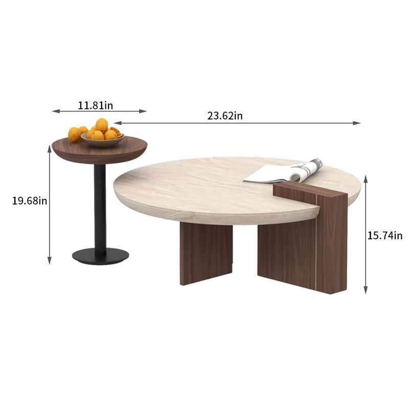 Table basse Wabi-sabi