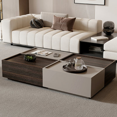 Creative minimalist rectangular coffee table