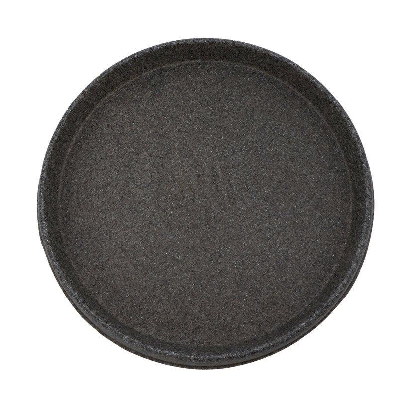 Ensemble de soucoupes pour plantes 2 pièces Traylen, Granit