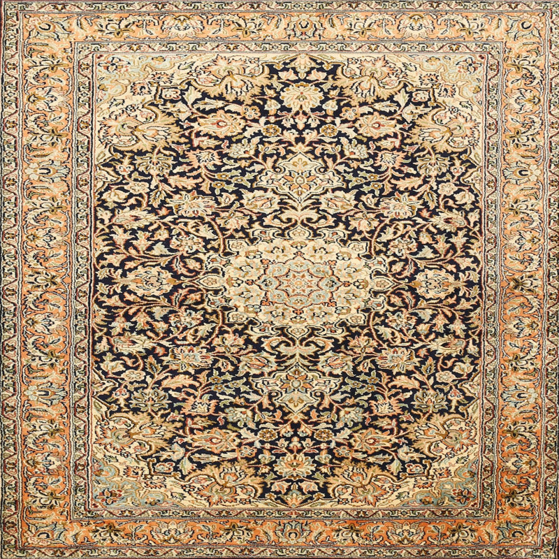 Acquah Oriental Indoor Rug, Square 5'