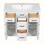 Ensemble de meuble-lavabo simple 36 po avec plateau Eddica